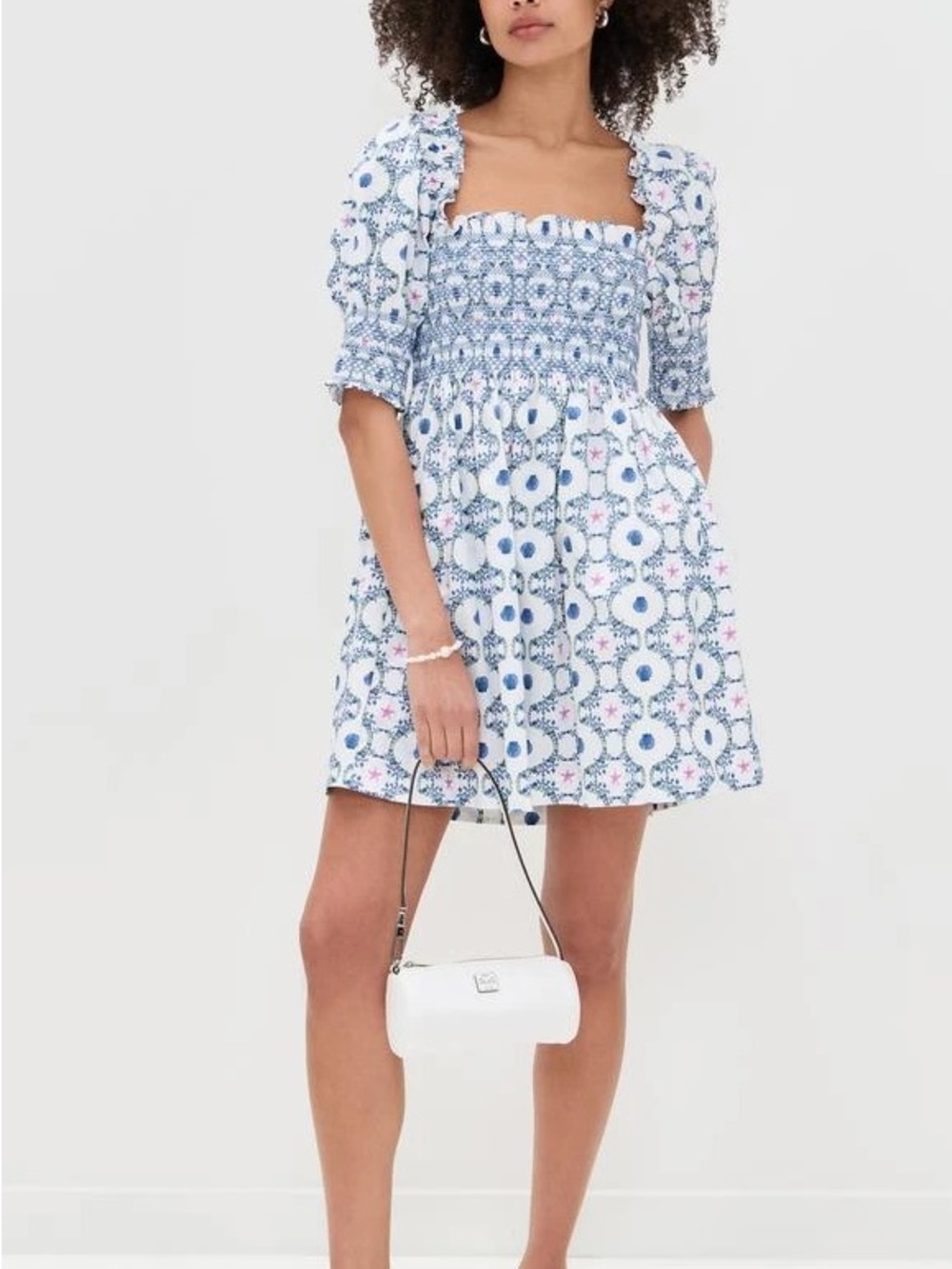 Athena nap dress and matching bow